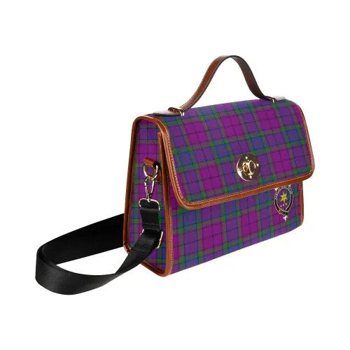 Scottish Wardlaw Clan Crest Tartan Waterproof Canvas Bag Tartan Plaid 3