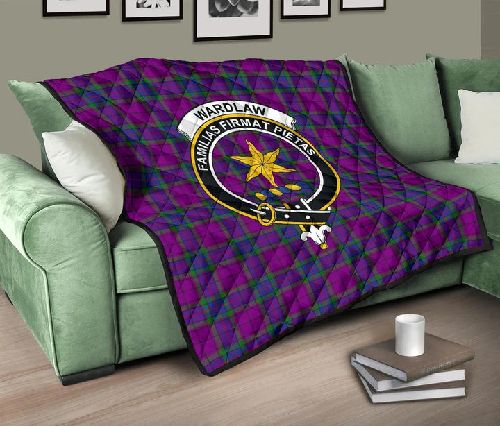 Scottish Wardlaw Modern Clan Crest Tartan Quilt Tartan Plaid 10