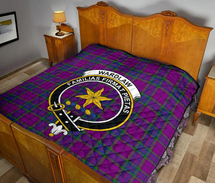 Scottish Wardlaw Modern Clan Crest Tartan Quilt Tartan Plaid 12