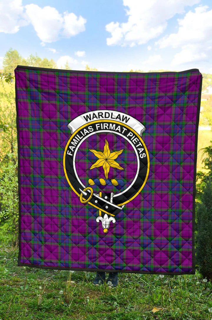 Scottish Wardlaw Modern Clan Crest Tartan Quilt Tartan Plaid 2