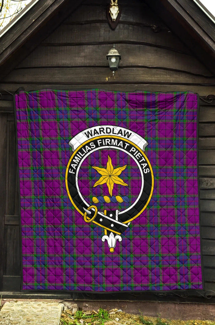 Scottish Wardlaw Modern Clan Crest Tartan Quilt Tartan Plaid 3