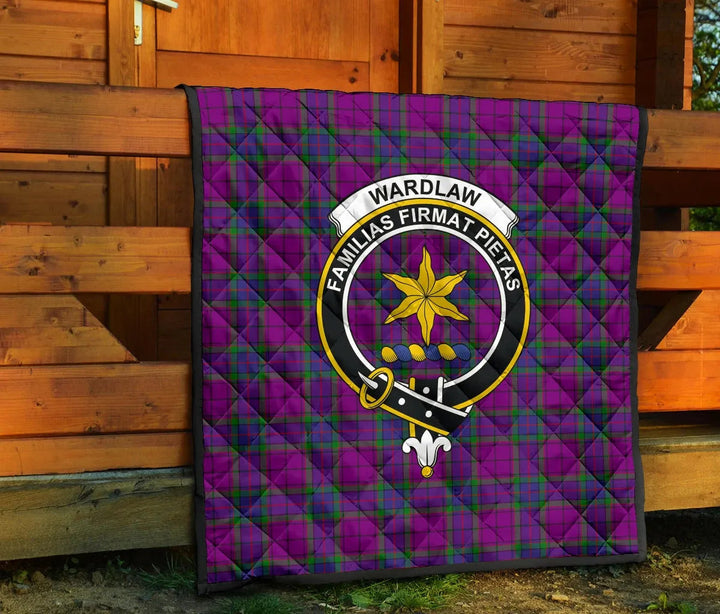 Scottish Wardlaw Modern Clan Crest Tartan Quilt Tartan Plaid 7