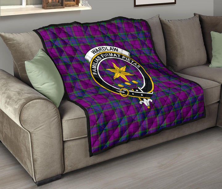 Scottish Wardlaw Modern Clan Crest Tartan Quilt Tartan Plaid 8