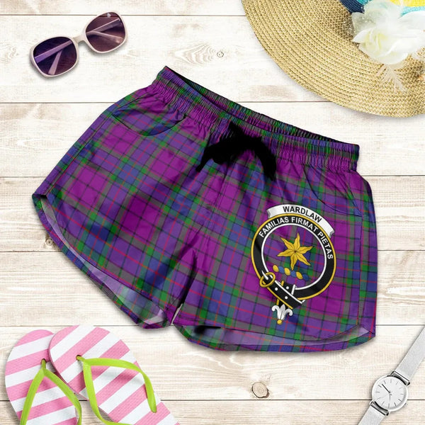 Scottish Wardlaw Modern Clan Crest Tartan Women Shorts