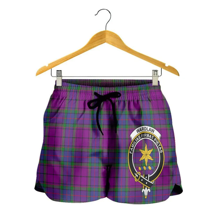 Scottish Wardlaw Modern Clan Crest Tartan Women Shorts