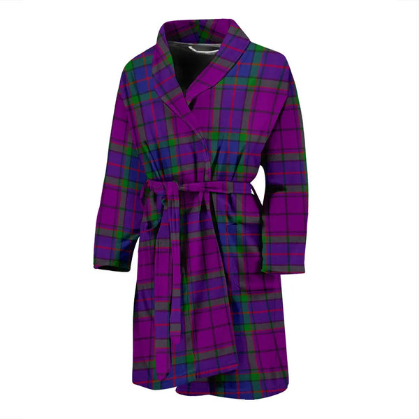Scottish Wardlaw Modern Clan Tartan Bathrobe 2