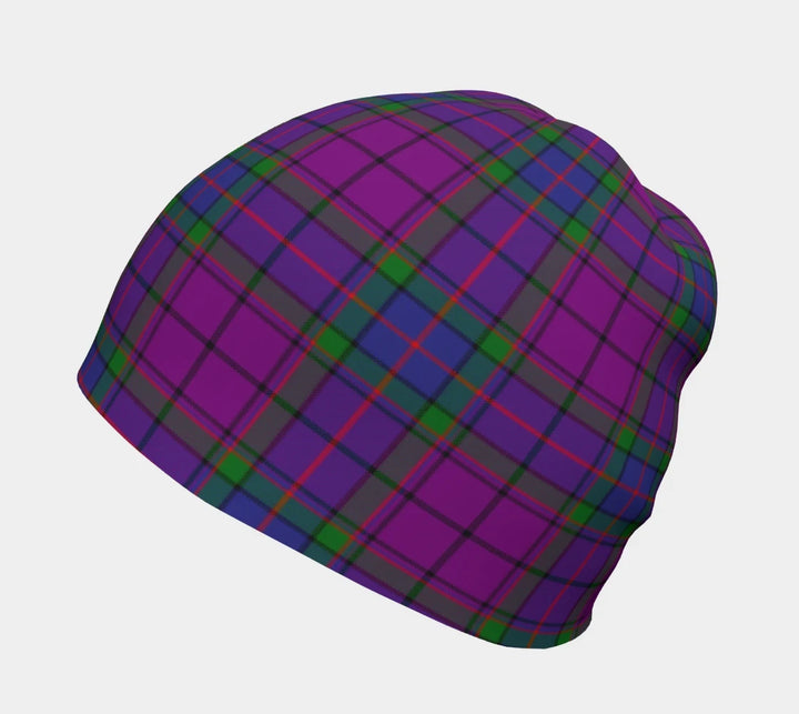 Scottish Wardlaw Modern Clan Tartan Beanie 2 Tartan Plaid