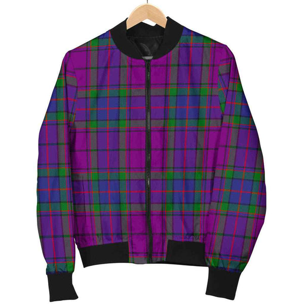 Scottish Wardlaw Modern Clan Tartan Bomber Jacket Tartan Plaid 1
