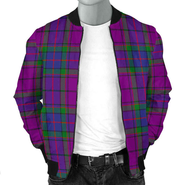Scottish Wardlaw Modern Clan Tartan Bomber Jacket Tartan Plaid 2