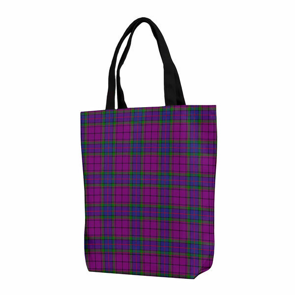 Scottish Wardlaw Modern Clan Tartan Canvas Bag With Shoulder Strap Tartan Plaid 1