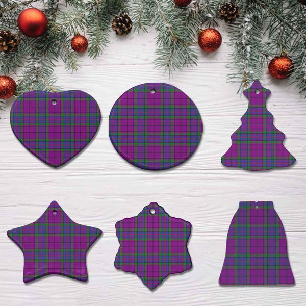 Scottish Wardlaw Modern Clan Tartan Ceramic Ornament All Tartan Plaid