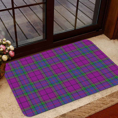 Scottish Wardlaw Modern Clan Tartan Door Mat Tartan Plaid 1