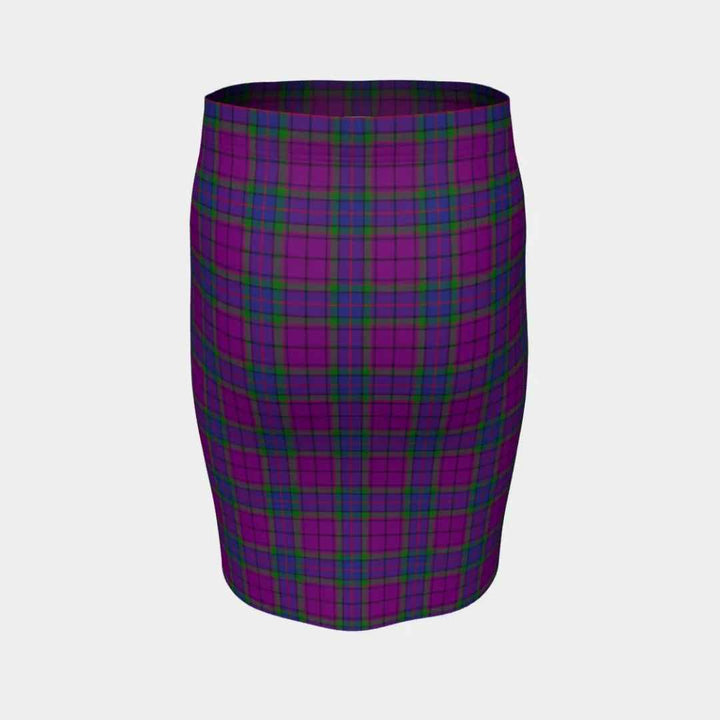 Scottish Wardlaw Modern Clan Tartan Fitted Skirt Tartan Plaid 4