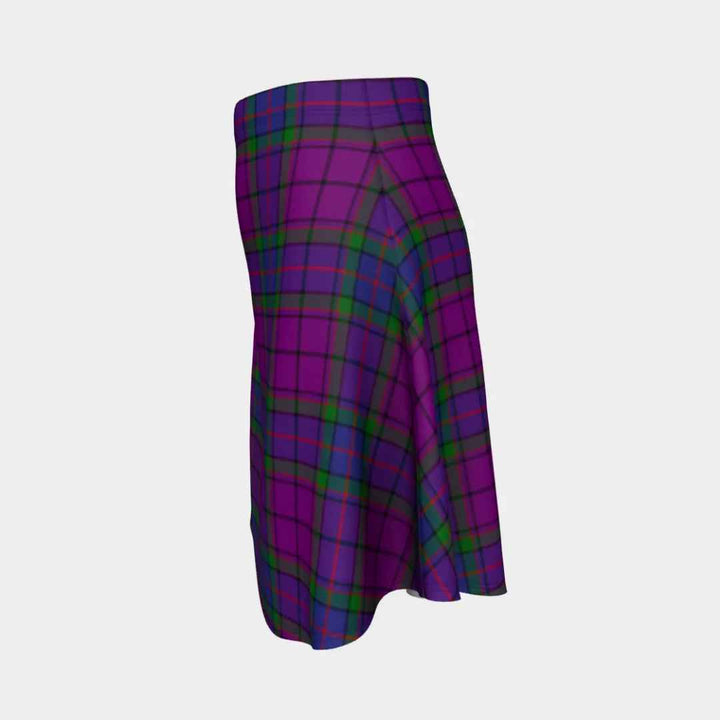 Scottish Wardlaw Modern Clan Tartan Flare Skirt Tartan Plaid 2
