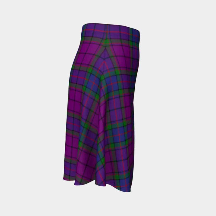 Scottish Wardlaw Modern Clan Tartan Flare Skirt Tartan Plaid 3