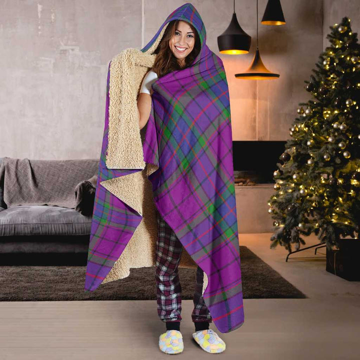 Scottish Wardlaw Modern Clan Tartan Hooded Blanket Tartan Plaid 6