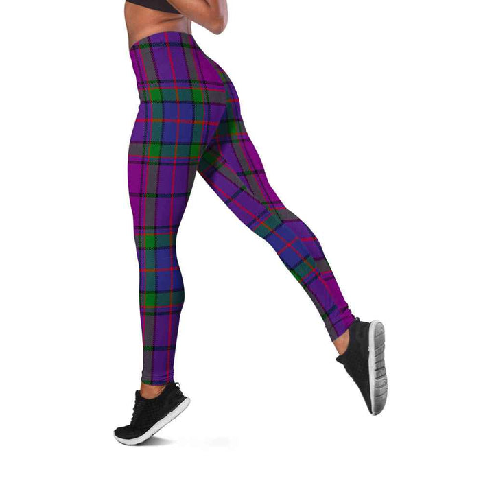 Scottish Wardlaw Modern Clan Tartan Women Leggings Tartan Plaid 2