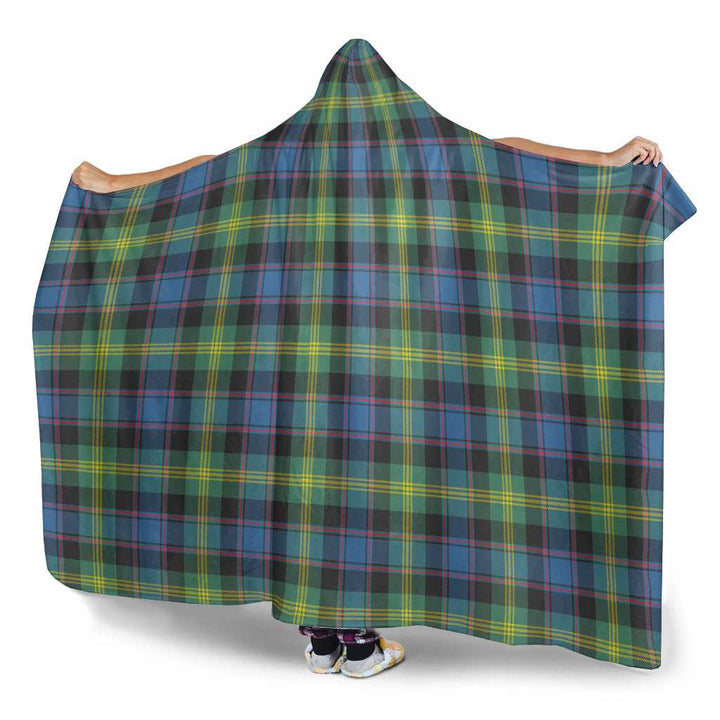 Scottish Watson Ancient Clan Tartan Hooded Blanket Tartan Plaid 3