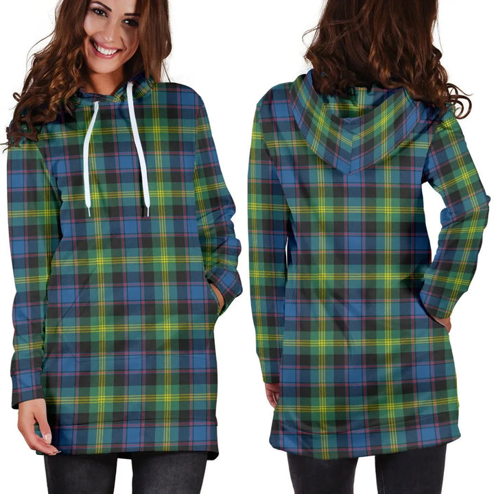 Scottish Watson Ancient Clan Tartan Hoodie Dress