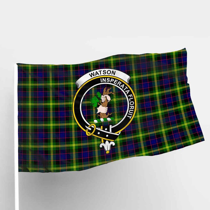 Scottish Watson Clan Crest Tartan Flag Parade Tartan Plaid 1