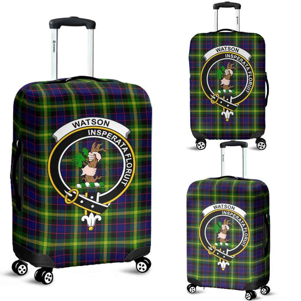 Scottish Watson Clan Crest Tartan Luggage Cover Tartan Plaid 1