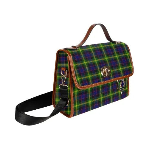 Scottish Watson Clan Crest Tartan Waterproof Canvas Bag Tartan Plaid 3