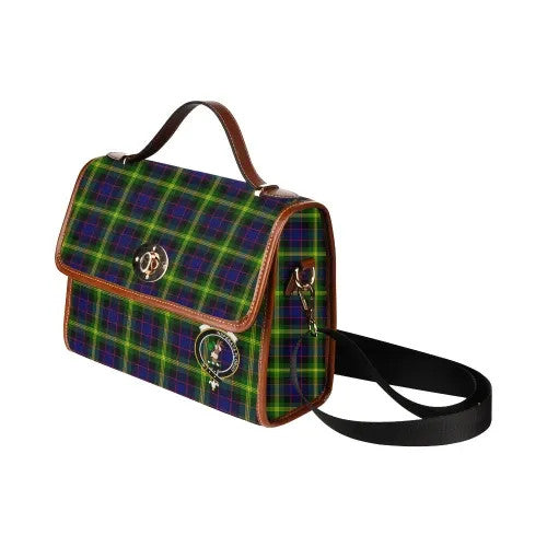 Scottish Watson Clan Crest Tartan Waterproof Canvas Bag Tartan Plaid 4