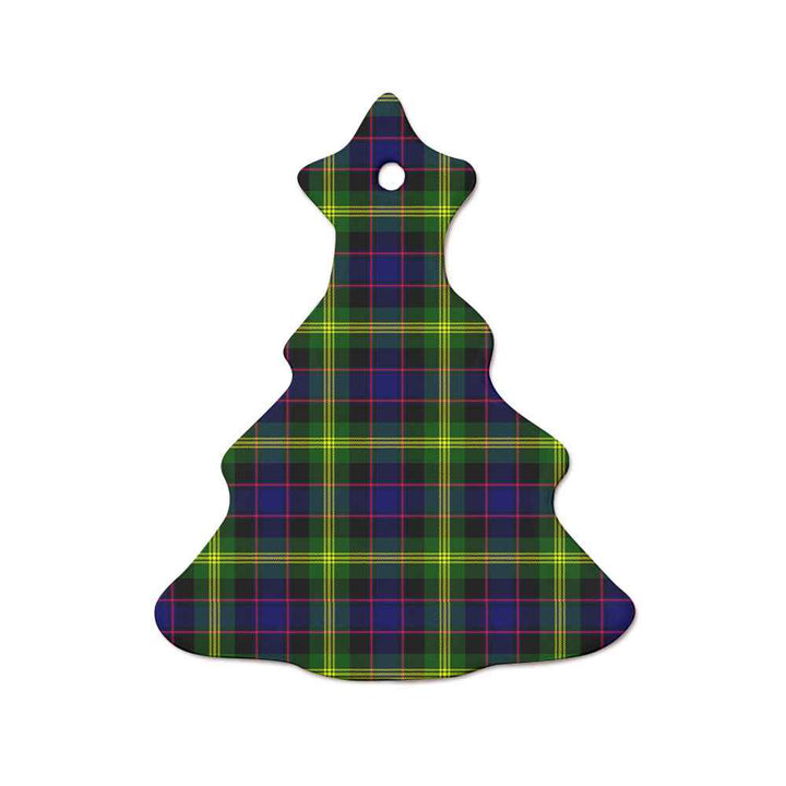 Scottish Watson Modern Clan Tartan Ceramic Ornament  Tree Shape Tartan Plaid