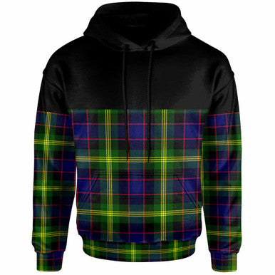 Scottish Watson Modern Clan Tartan Hoodie - Horizontal Style Front Side Tartan Plaid