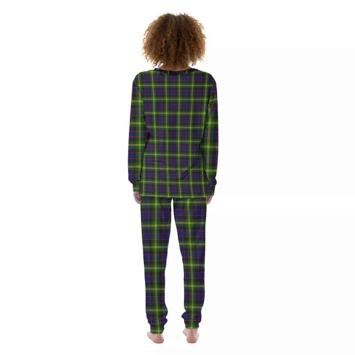 Scottish Watson Modern Clan Tartan Pajama Set Women Back Side Tartan Plaid