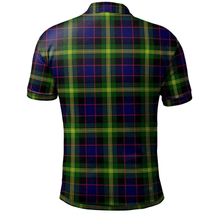 Scottish Watson Modern Clan Tartan Polo Shirt Back Side Tartan Plaid