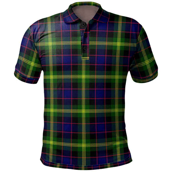Scottish Watson Modern Clan Tartan Polo Shirt Front Side Tartan Plaid