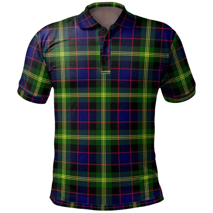 Scottish Watson Modern Clan Tartan Polo Shirt Front Side Tartan Plaid