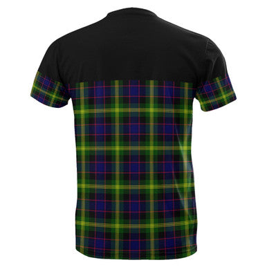 Scottish Watson Modern Clan Tartan T-Shirt Horizontal Style Back Side Tartan Plaid
