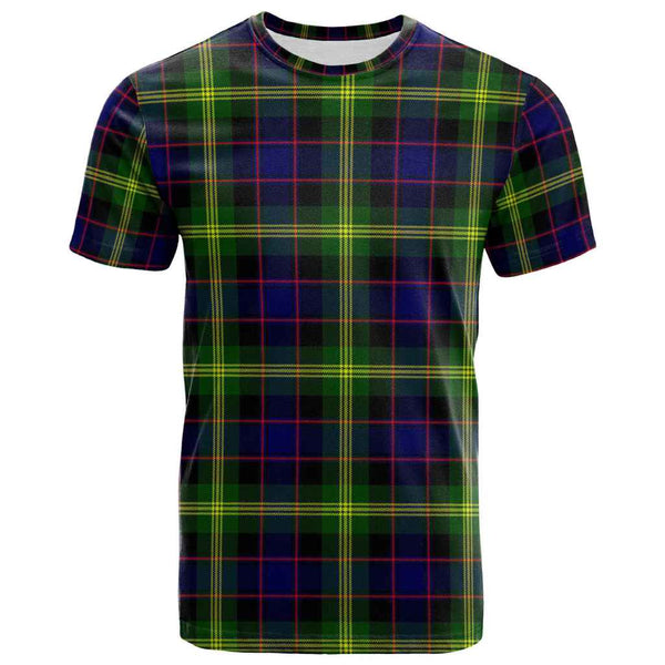 Scottish Watson Modern Clan Tartan T-Shirt Front Side Tartan Plaid