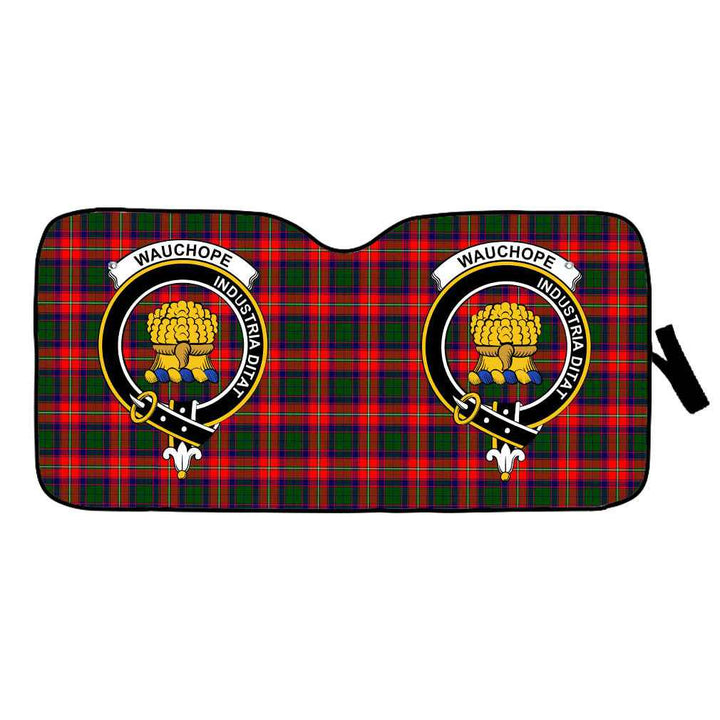 Scottish Wauchope (or Waugh) Clan Crest Tartan Car Windshield Sun Shade Tartan Plaid 1