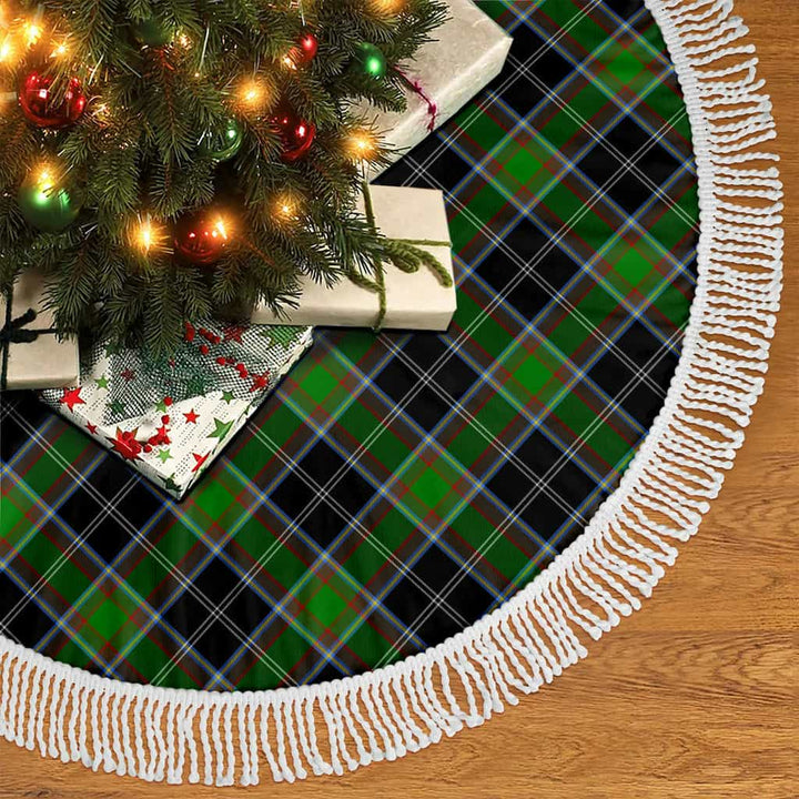 Scottish Webster Clan Tartan Christmas Tree Skirt Tassels 2 Tartan Plaid