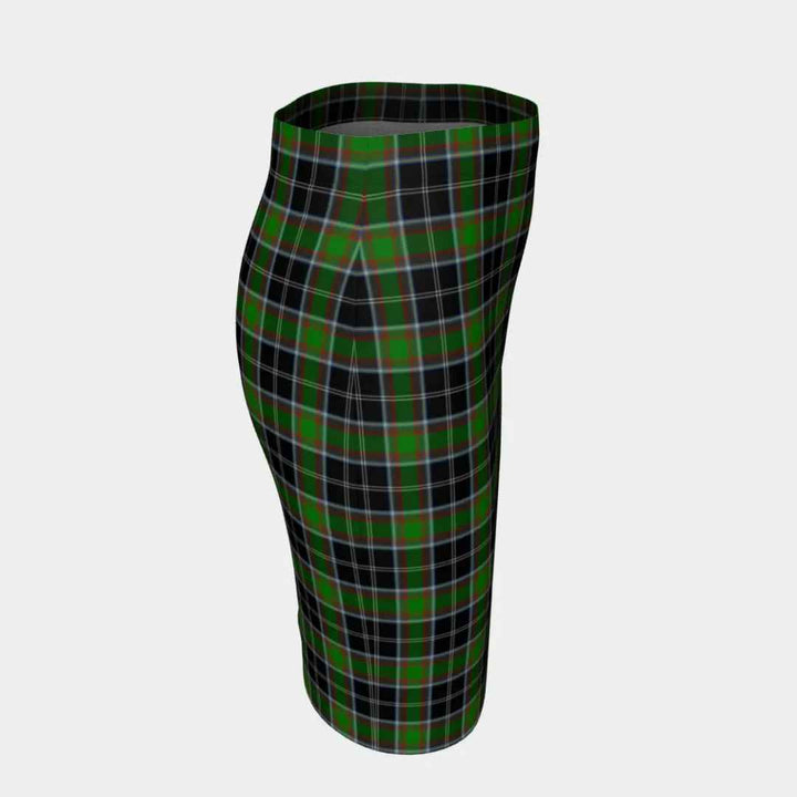 Scottish Webster Clan Tartan Fitted Skirt Tartan Plaid 3