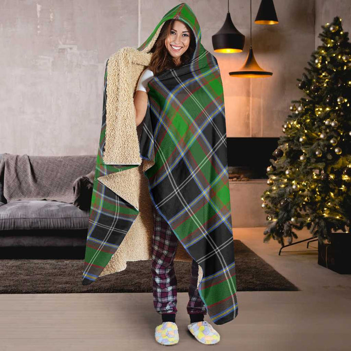 Scottish Webster Clan Tartan Hooded Blanket Tartan Plaid 6