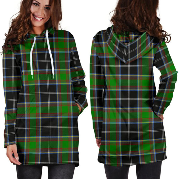 Scottish Webster Clan Tartan Hoodie Dress