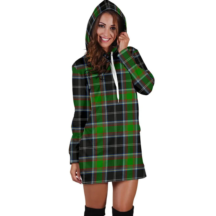 Scottish Webster Clan Tartan Hoodie Dress