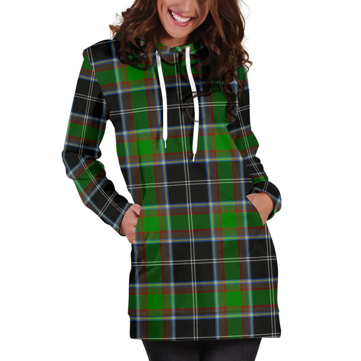 Scottish Webster Clan Tartan Hoodie Dress