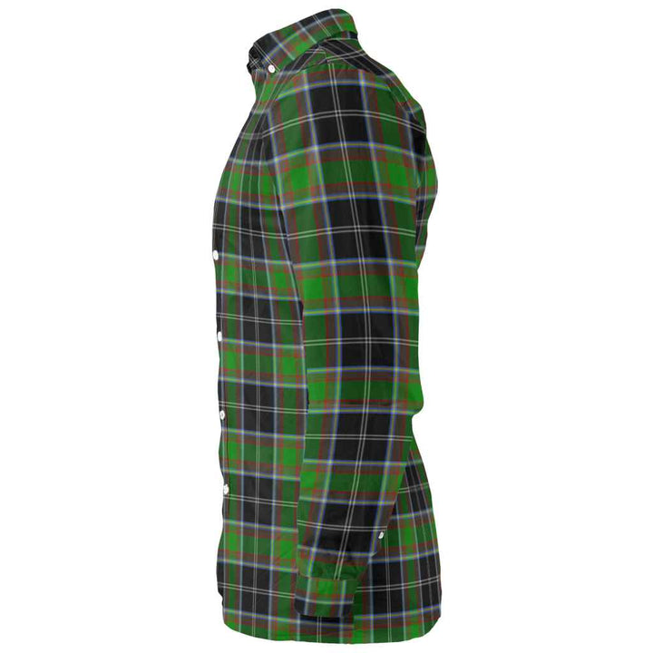 Scottish Webster Clan Tartan Long Sleeve Shirt Tartan Plaid