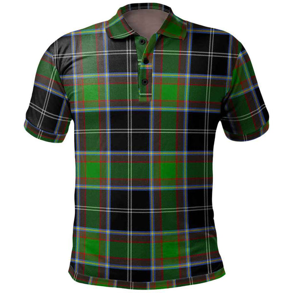Scottish Webster Clan Tartan Polo Shirt Front Side Tartan Plaid