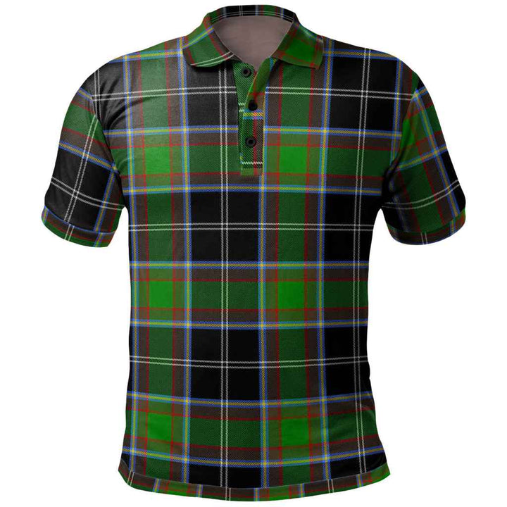 Scottish Webster Clan Tartan Polo Shirt Front Side Tartan Plaid