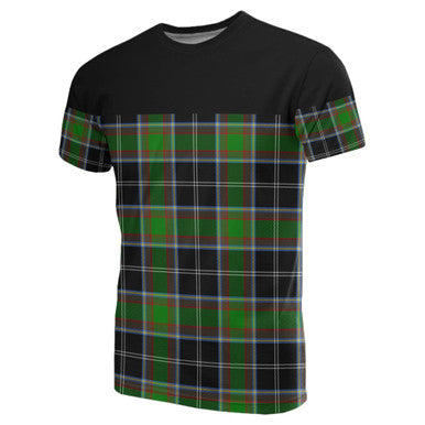 Scottish Webster Clan Tartan T-Shirt Horizontal Style Front Side Tartan Plaid