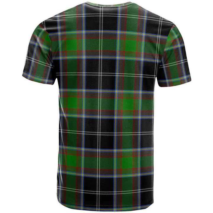 Scottish Webster Clan Tartan T-Shirt Back Side Tartan Plaid