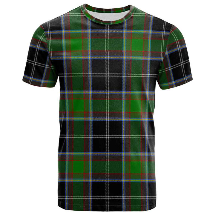Scottish Webster Clan Tartan T-Shirt Front Side Tartan Plaid