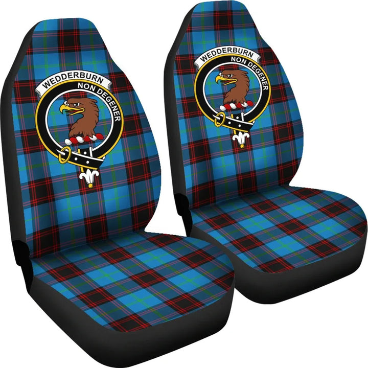 Scottish Wedderburn Clan Crest Tartan Car Seat Covers 4