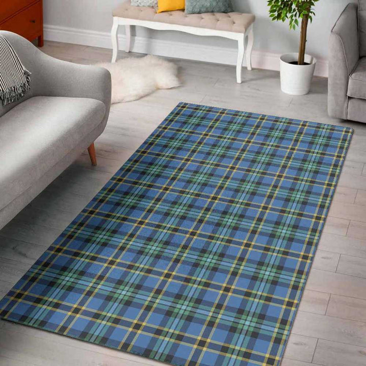 Scottish Weir Ancient Clan Tartan Area Rug Tartan Plaid 1